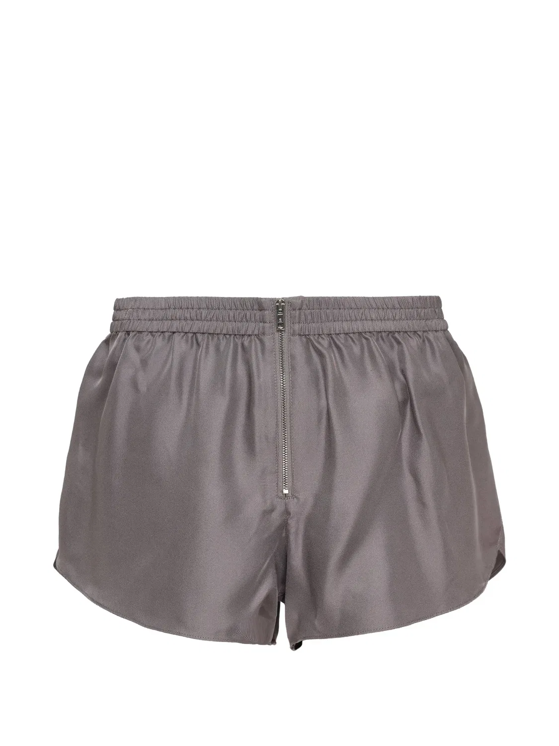 Шелковые шорты Alexander Wang, серый