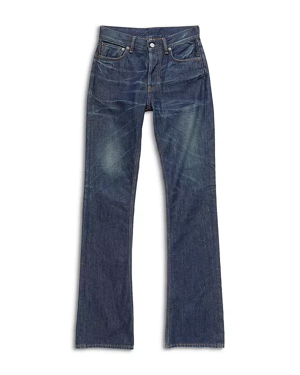 Женские джинсы прямого кроя 2009F Acne Studios, темно-синий