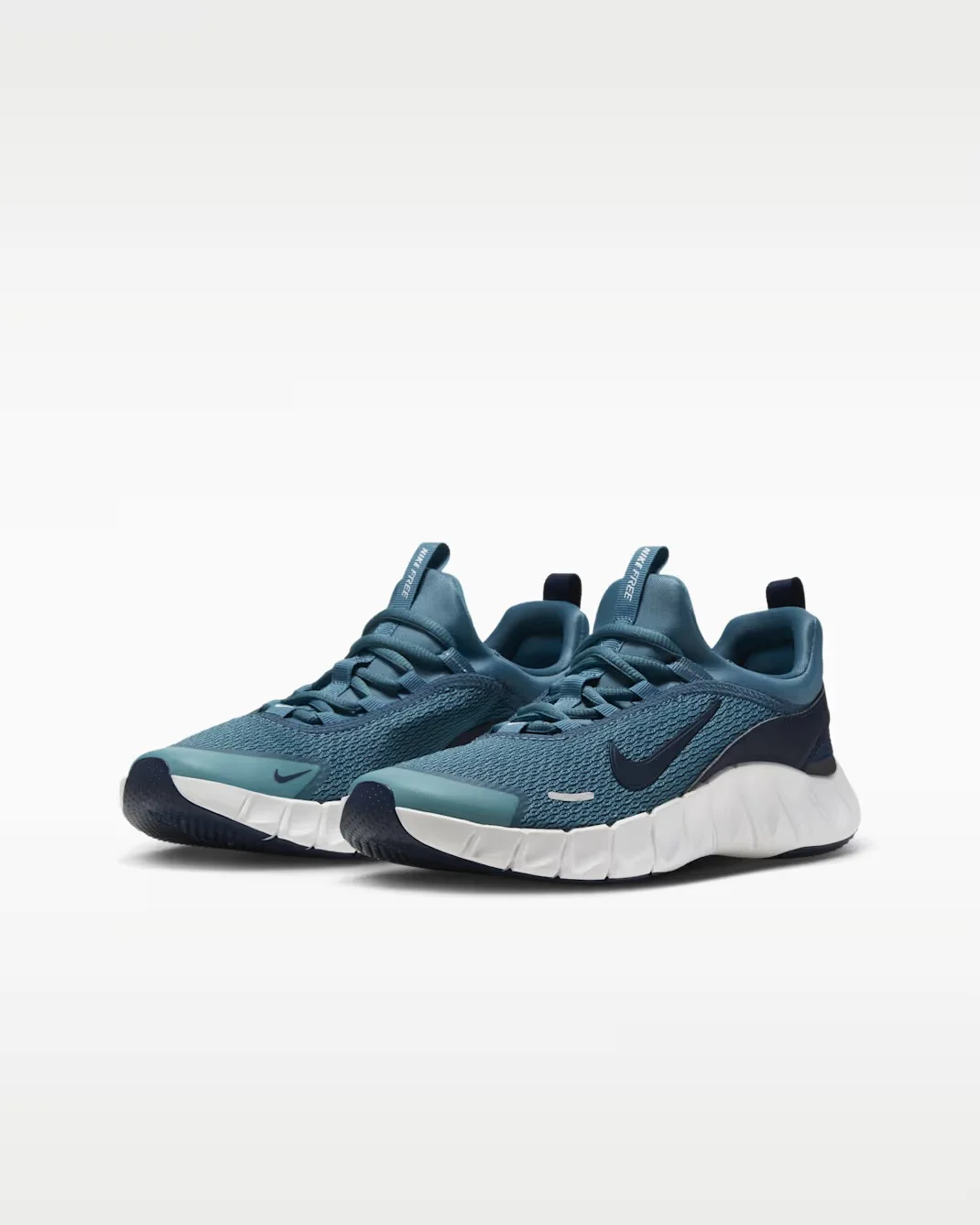Кроссовки подростковые Nike Free Ride, сине-бирюзовый — фото 4