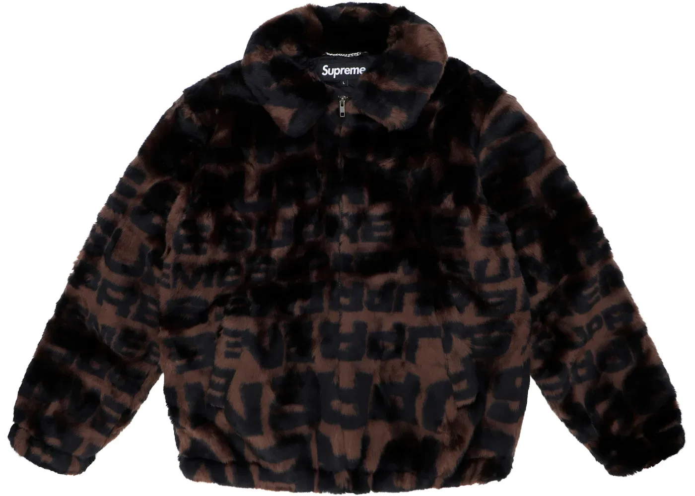 Мужская куртка-бомбер из искусственного меха Repeater Bomber Supreme, Brown