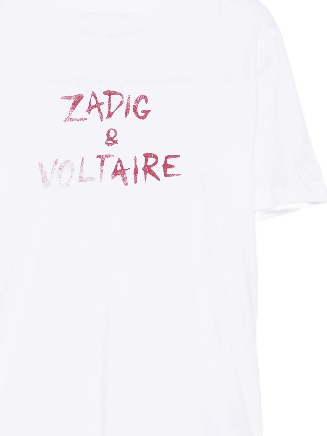 Хлопковая футболка с логотипом Zadig & Voltaire Kids, белый — фото 3