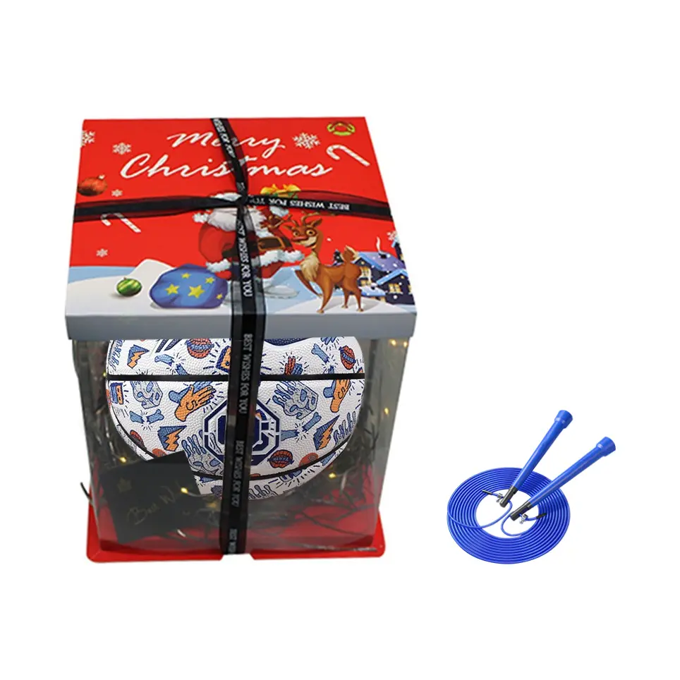 

Li Ning PU Material Size 7 Баскетбольный мяч для соревнований Unisex China Li-Ning, christmas box красный