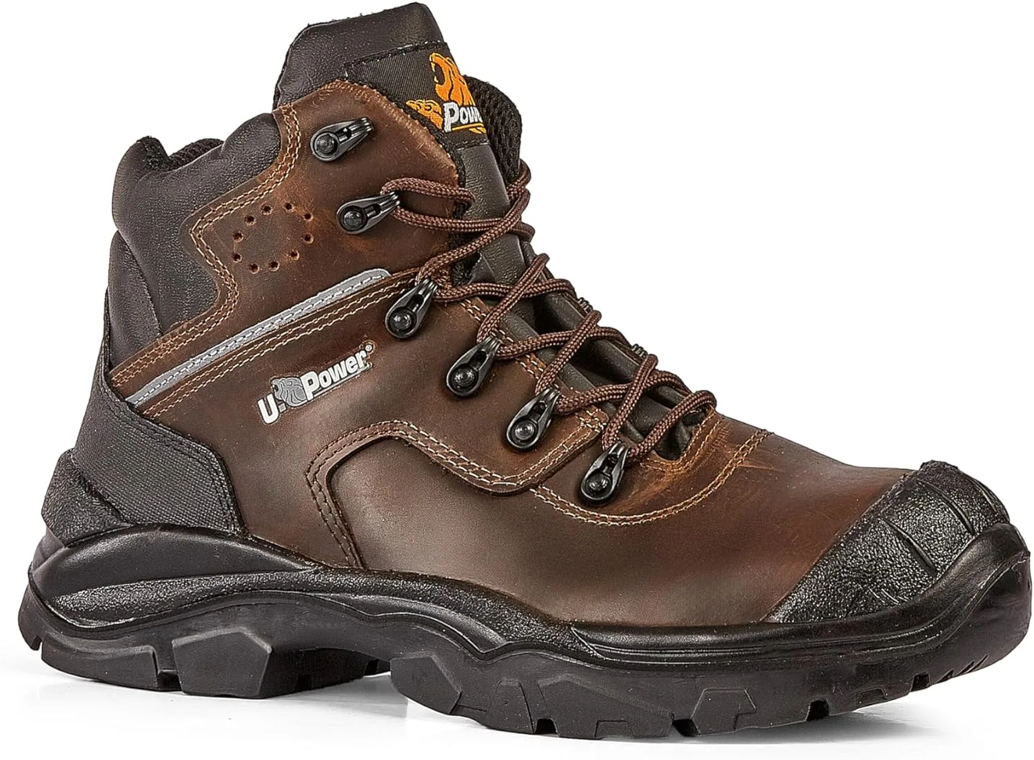 Мужские рабочие ботинки U Power Greenland UK S S3s Fo SrWork Shoes, черный/темно-коричневый — фото 2