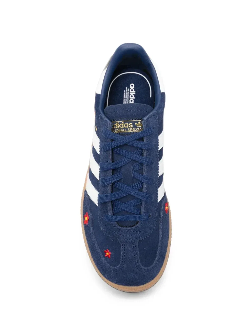 Кроссовки Handball Spezial с цветочной вышивкой adidas Kids, синий — фото 3