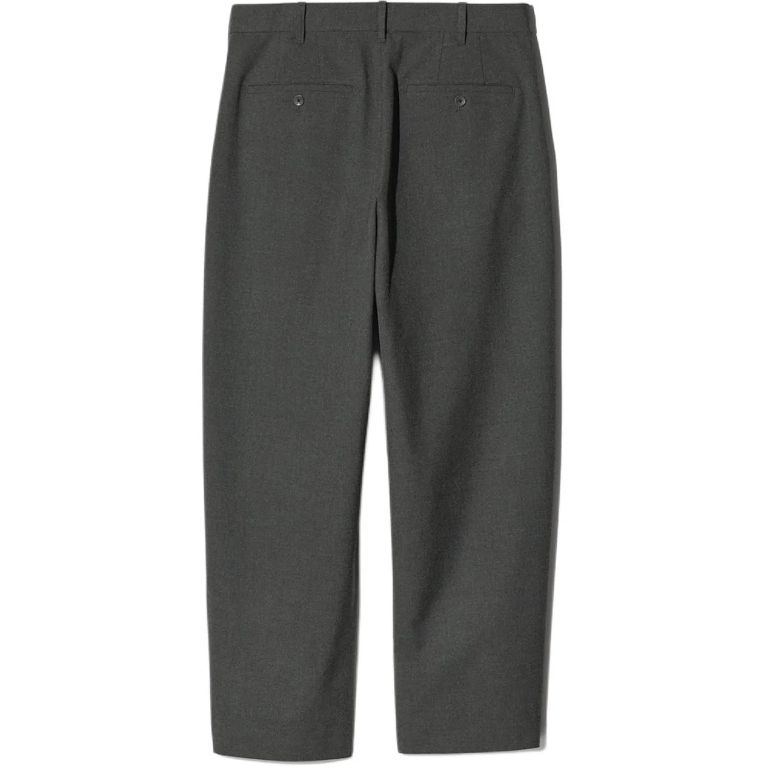 Мужские брюки повседневные прямого кроя Dark Gray UNIQLO — фото 3
