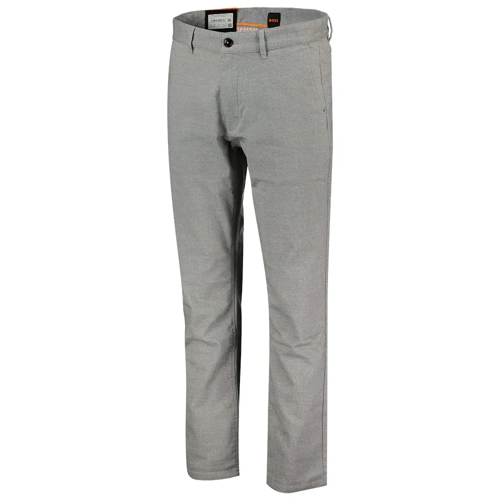 Брюки чинос Slim Fit BOSS, серый — фото 2