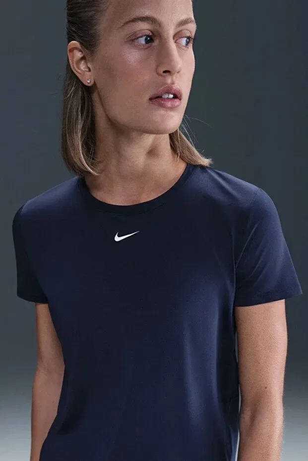 Женская футболка с принтом One Classic Training Dri-Fit Nike, Navy Blue