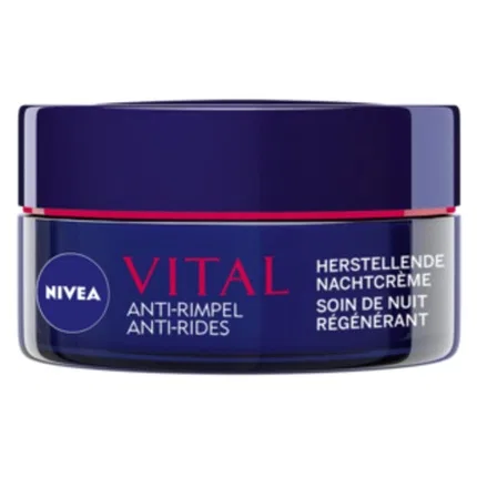 Крем ночной восстанавливающий против морщин Nivea Vital