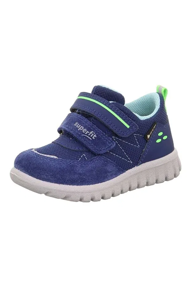 Детские спортивные туфли для мальчиков с застежкой-липучкой Superfit, Navy Blue — фото 2