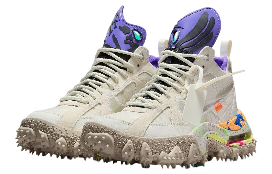 Кроссовки Nike Air Terra Forma Off-White, белый/фиолетовый — фото 3
