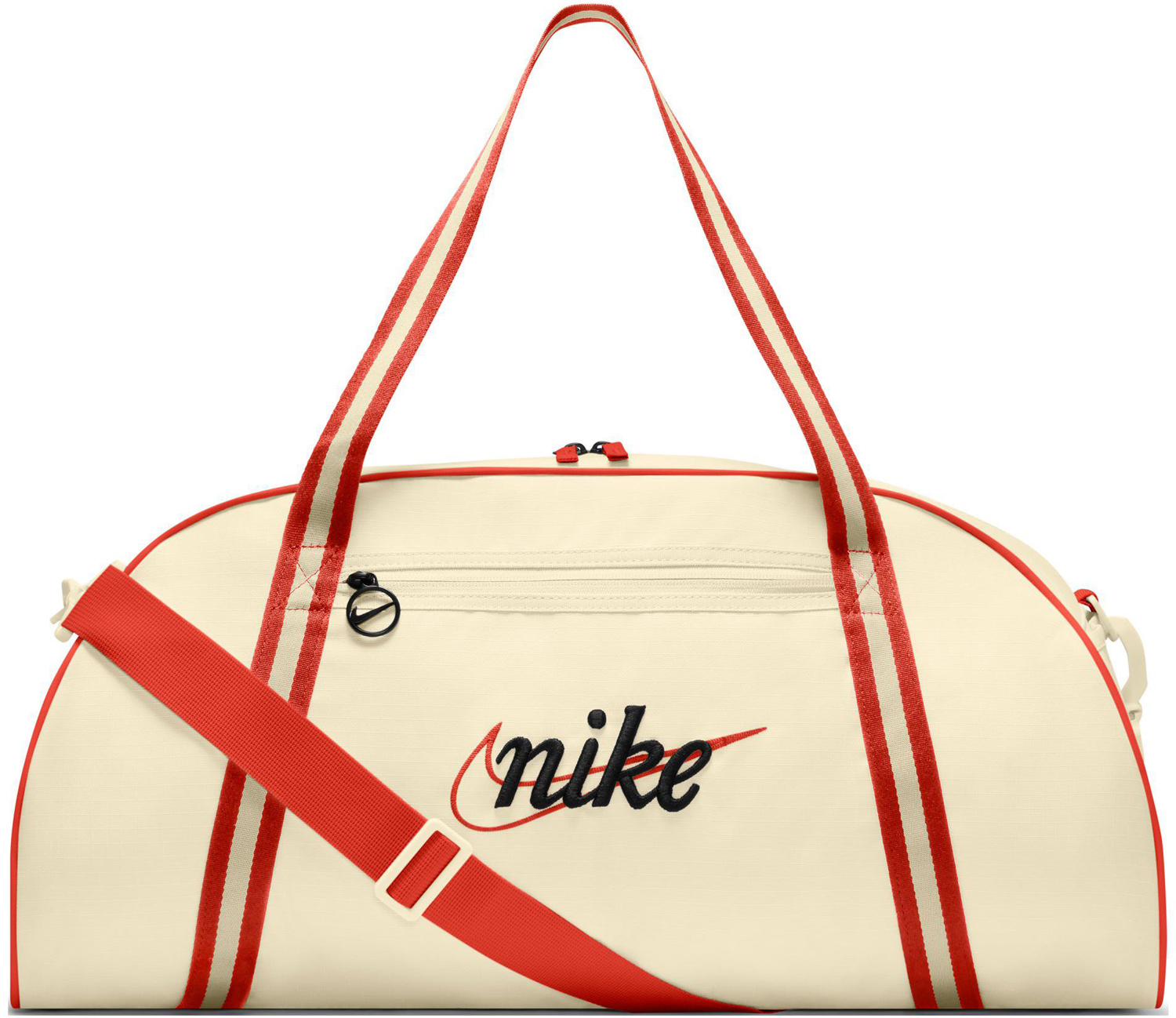 

Сумка Nike Gym Club, молочно-бежевый/красный/черный