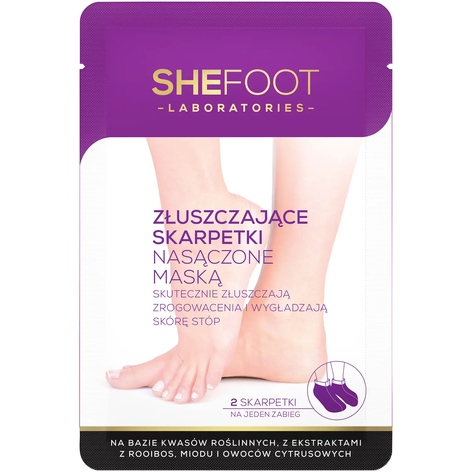 

Shefoot отшелушивающая маска для ног в виде носков, 1 пара