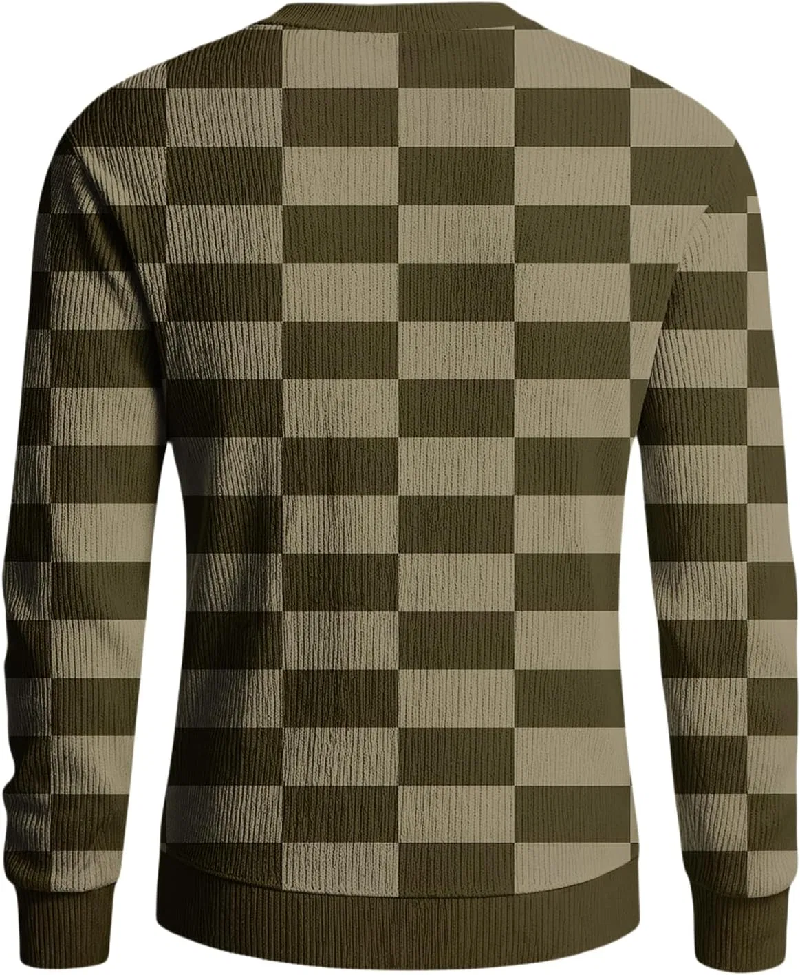 Мужская футболка с длинным рукавом Regular Fit, Crewneck, Green — фото 2