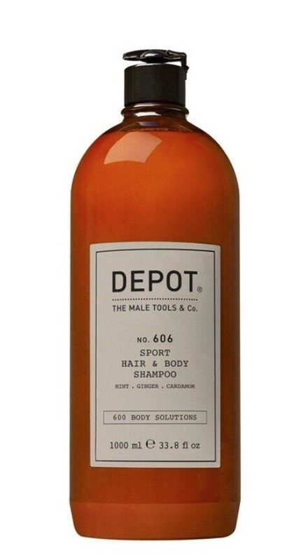 

Depot 606, Освежающий шампунь для волос и тела, Мята, имбирь и кардамон, 1000мл