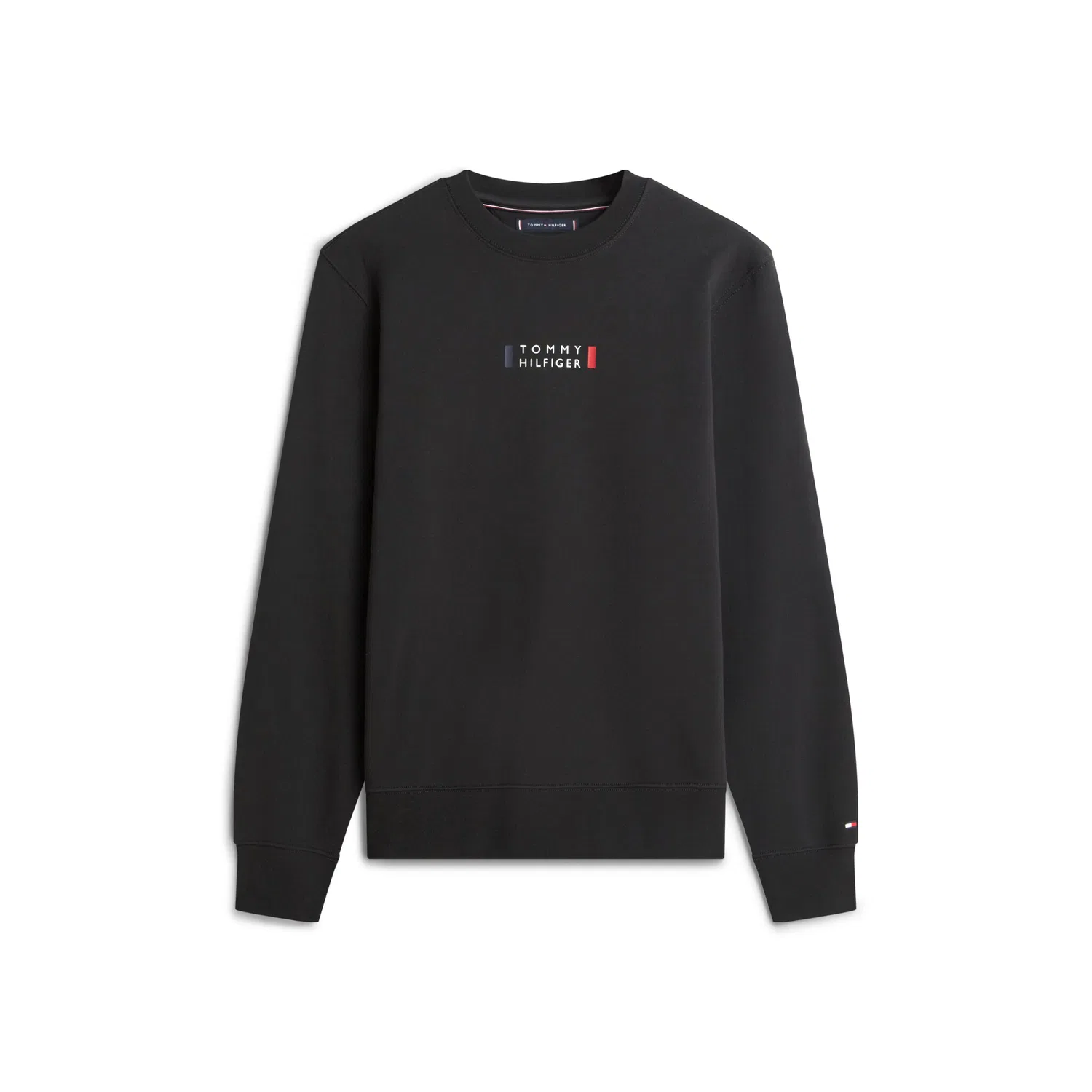 Мужской свитшот с круглым вырезом Tommy Hilfiger, Black — фото 4