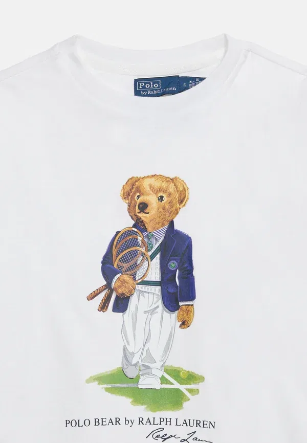 Футболка с принтом Print t-shirt Polo Ralph Lauren, белый — фото 4