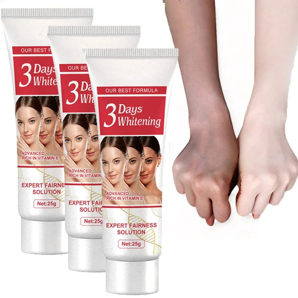Крем для лица и тела отбеливающий Kojic Acid, 3 шт по 25 г, Qklovni