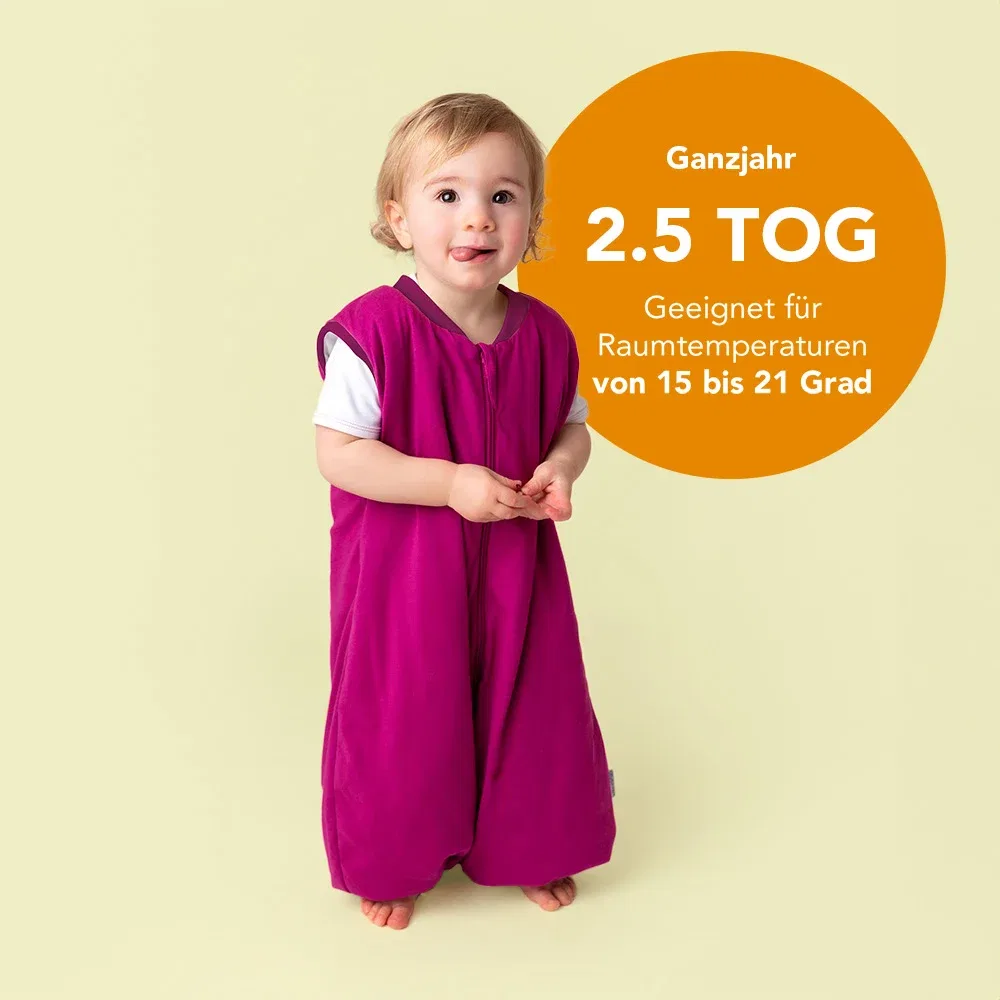 Спальный мешок с ножками 2.5 TOG Schlummersack, фиолетовый — фото 4