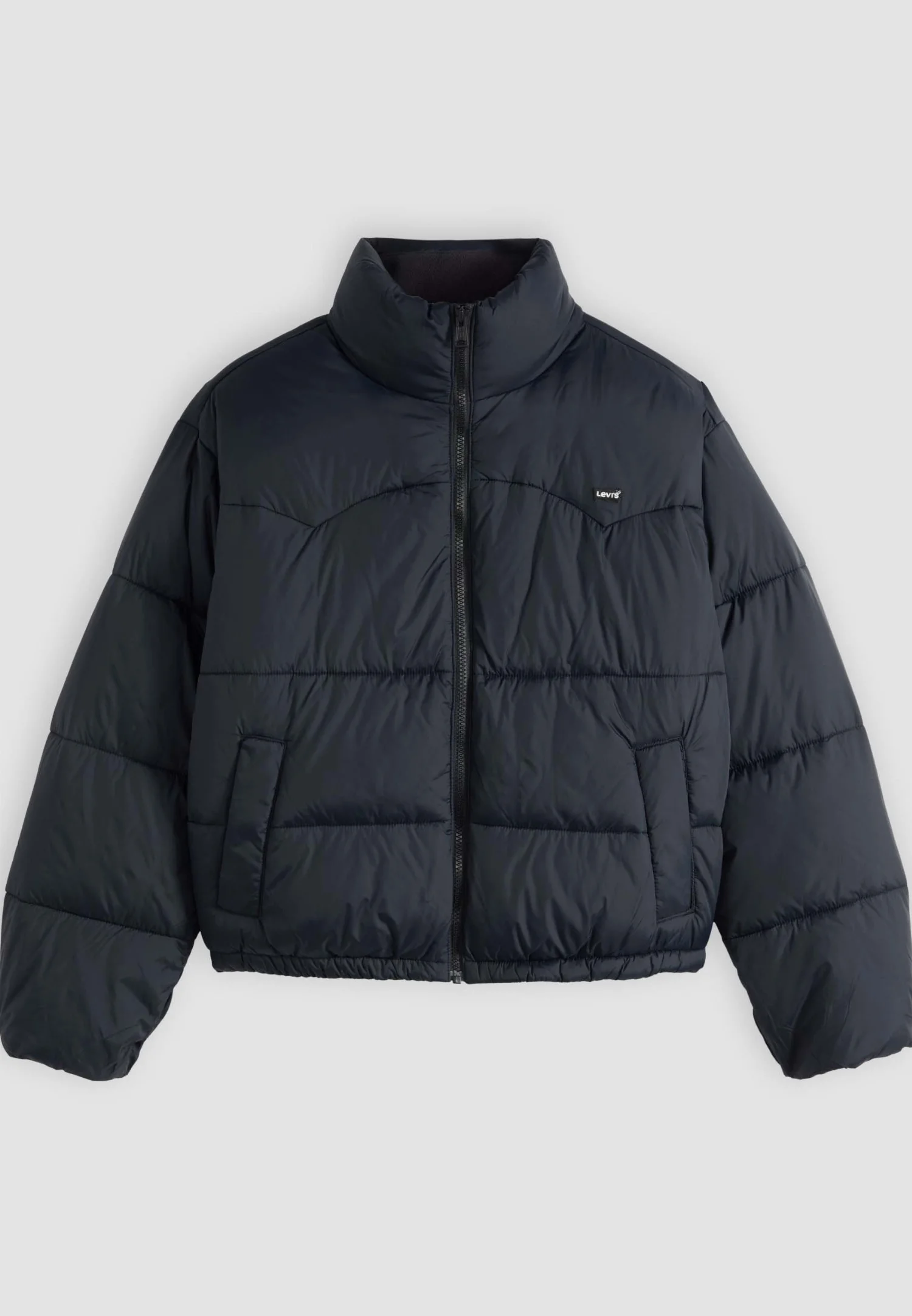 Женская зимняя куртка Levi's Palmer Puffer, антрацит — фото 2