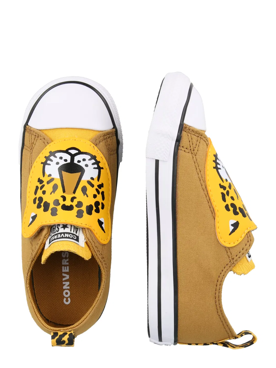 Кроссовки Converse Chuck Taylor All Star желтого и горчичного цвета — фото 2