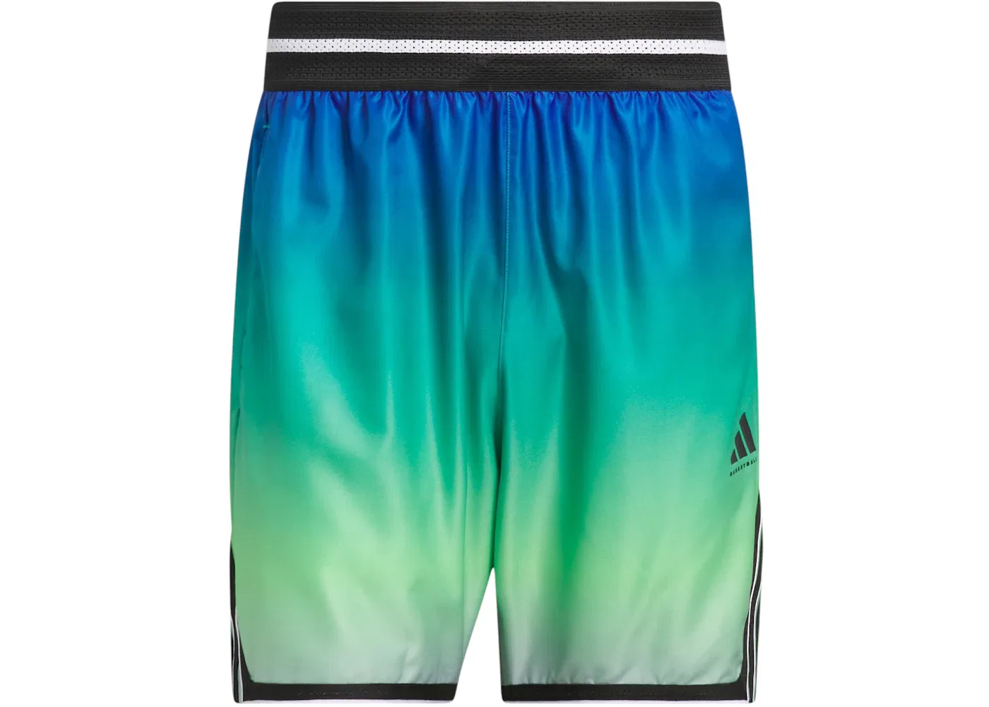 Мужские шорты с принтом Adidas Short, Lime Burst Pure Teal