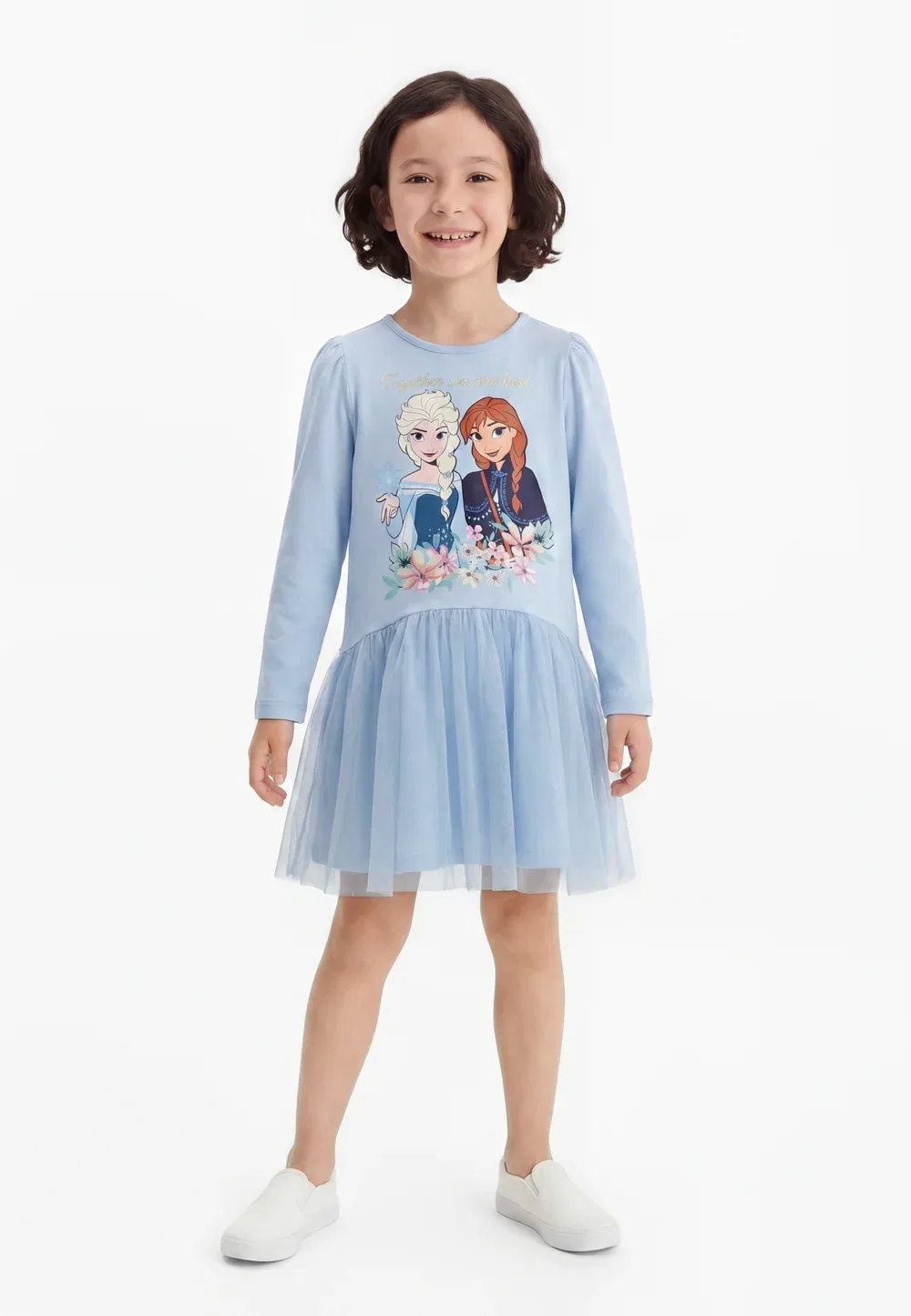 Платье Nmfjalira из замороженного хлопка - трикотажное платье Name It, Blue