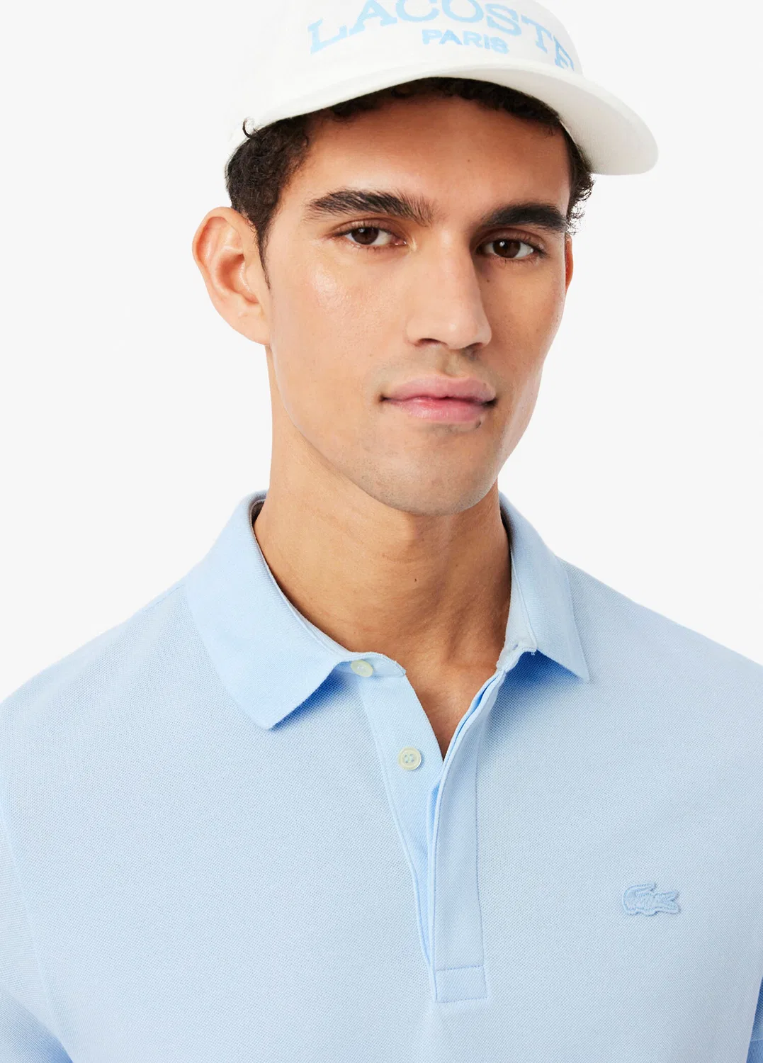 Поло Lacoste Regular Fit Paris, Açık Mavi — фото 2