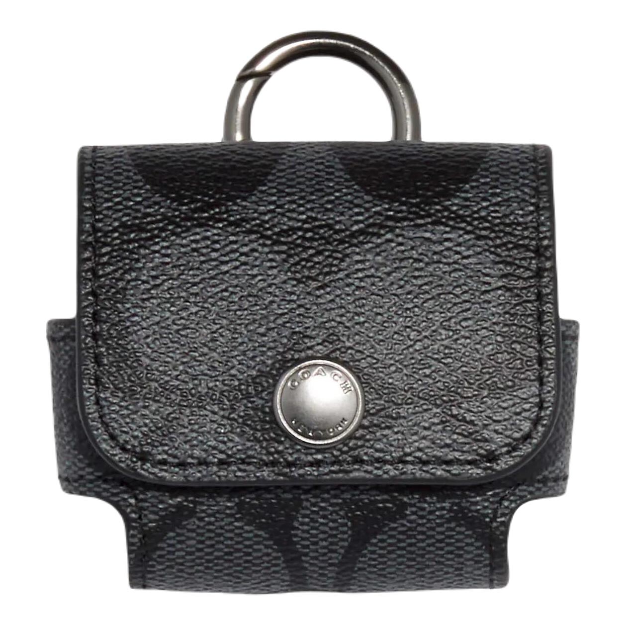 

Сумка Coach Outlet Large Wireless Earbud In Signature Canvas, темно-серый