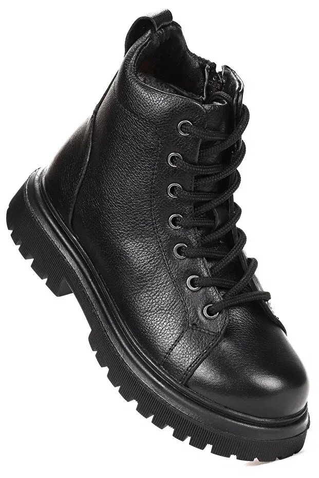 Детские ботинки для девочек на плоском ходу Rita Kiko Kids, Black