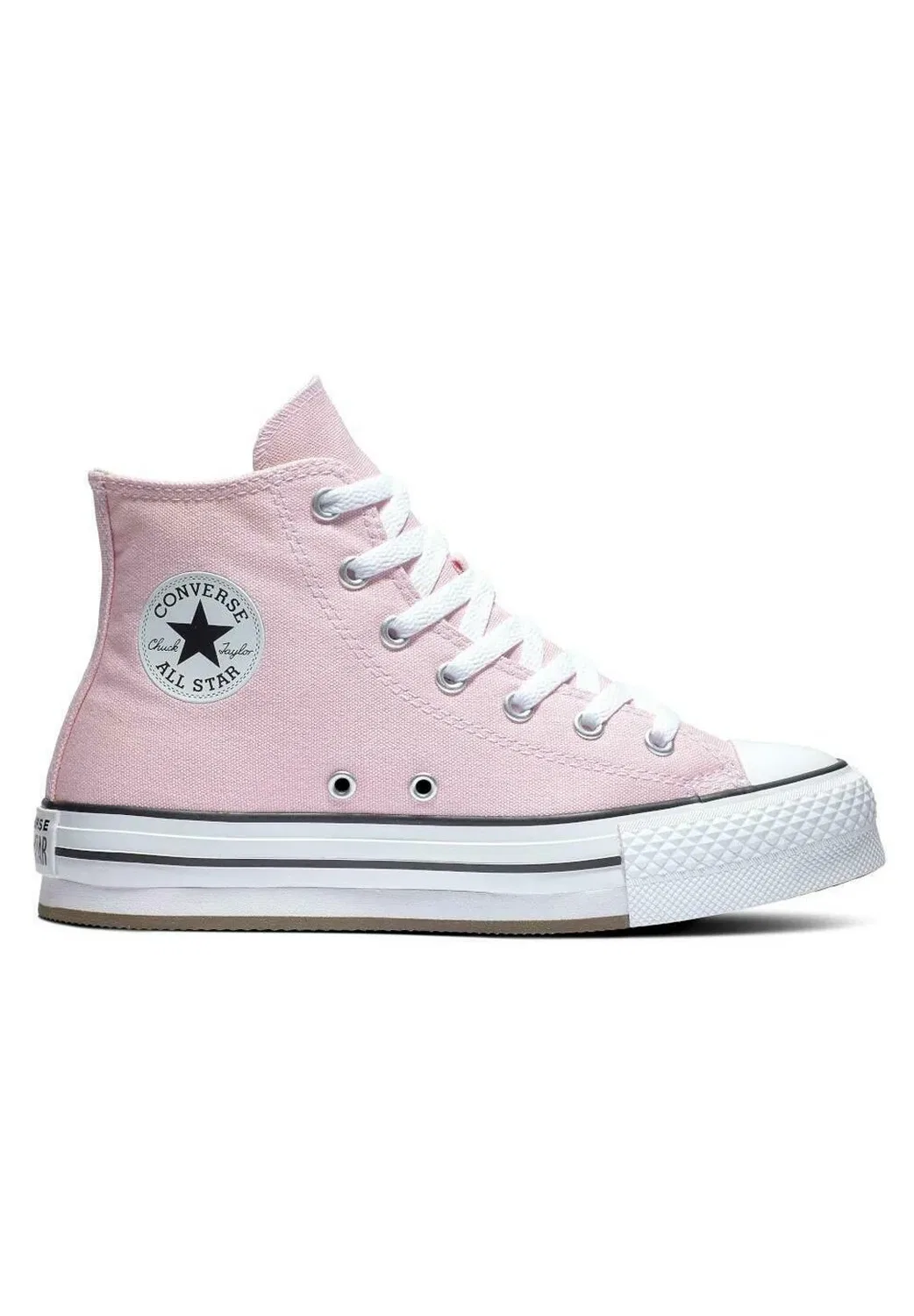 Кроссовки Chuck Taylor All Star Platform Jr - высокие Converse, Pink — фото 4