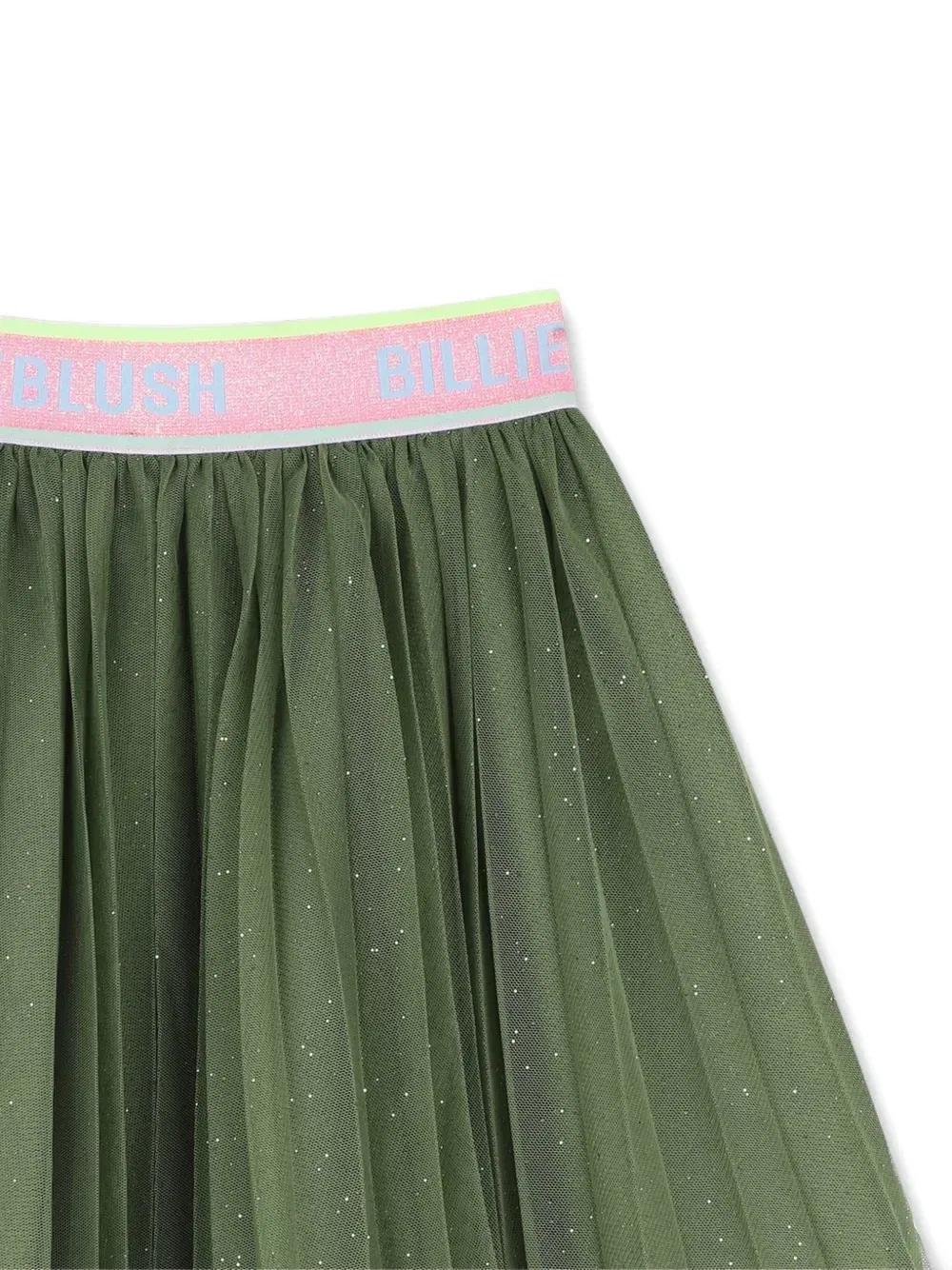 Пышная юбка из тюля с блестками Billieblush, зеленый — фото 3