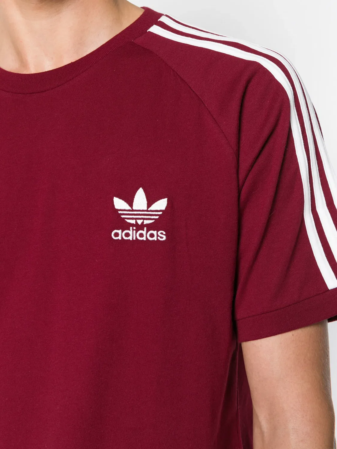 Футболка Classic 3-Stripes Adidas, красный — фото 2