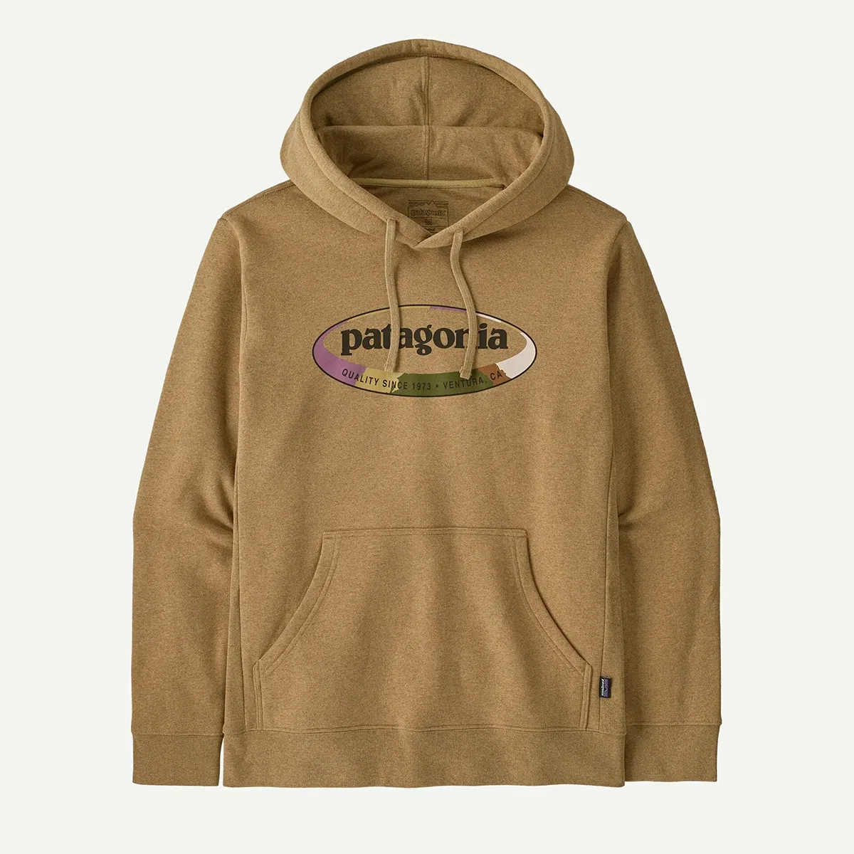 Мужское худи с принтом Uprisal Hoodie Patagonia, Birch White — фото 4