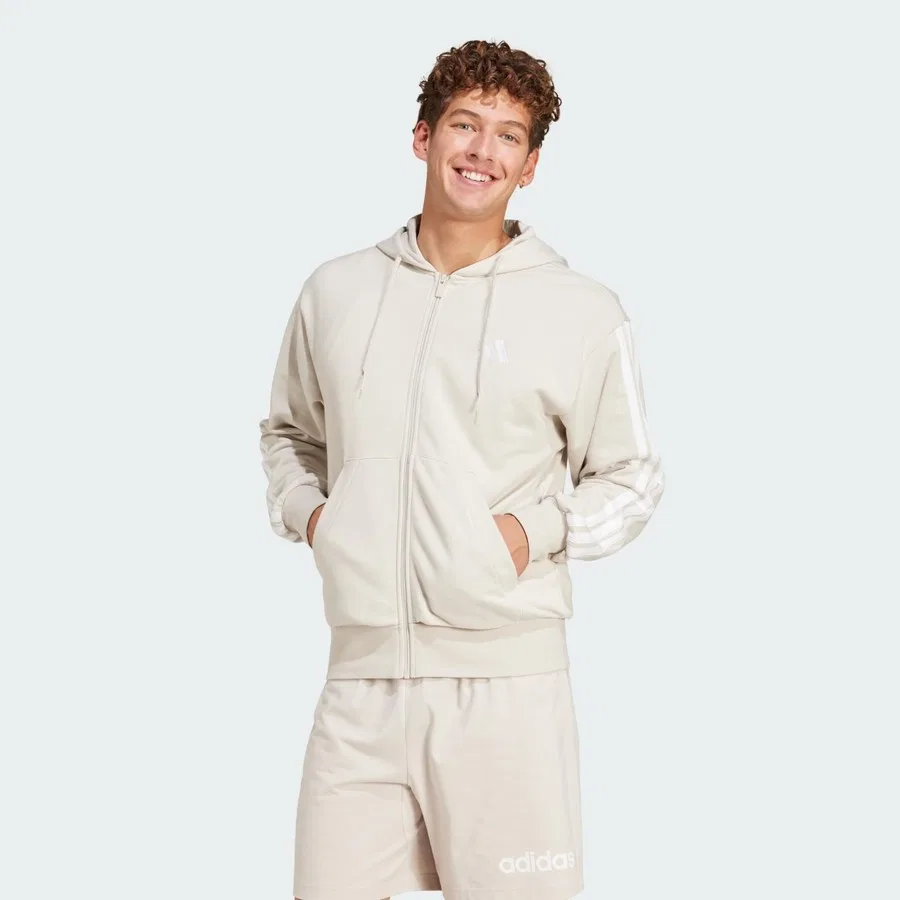 Спортивные брюки с эластичным поясом adidas, Кремовый