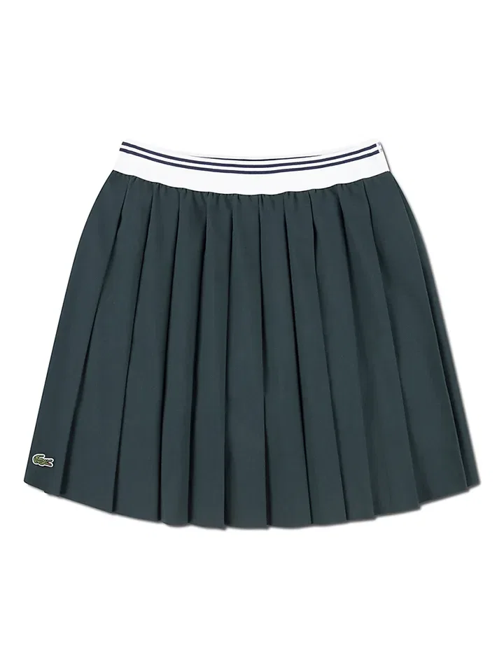 Юбка плиссированная Lacoste Kids, зеленый