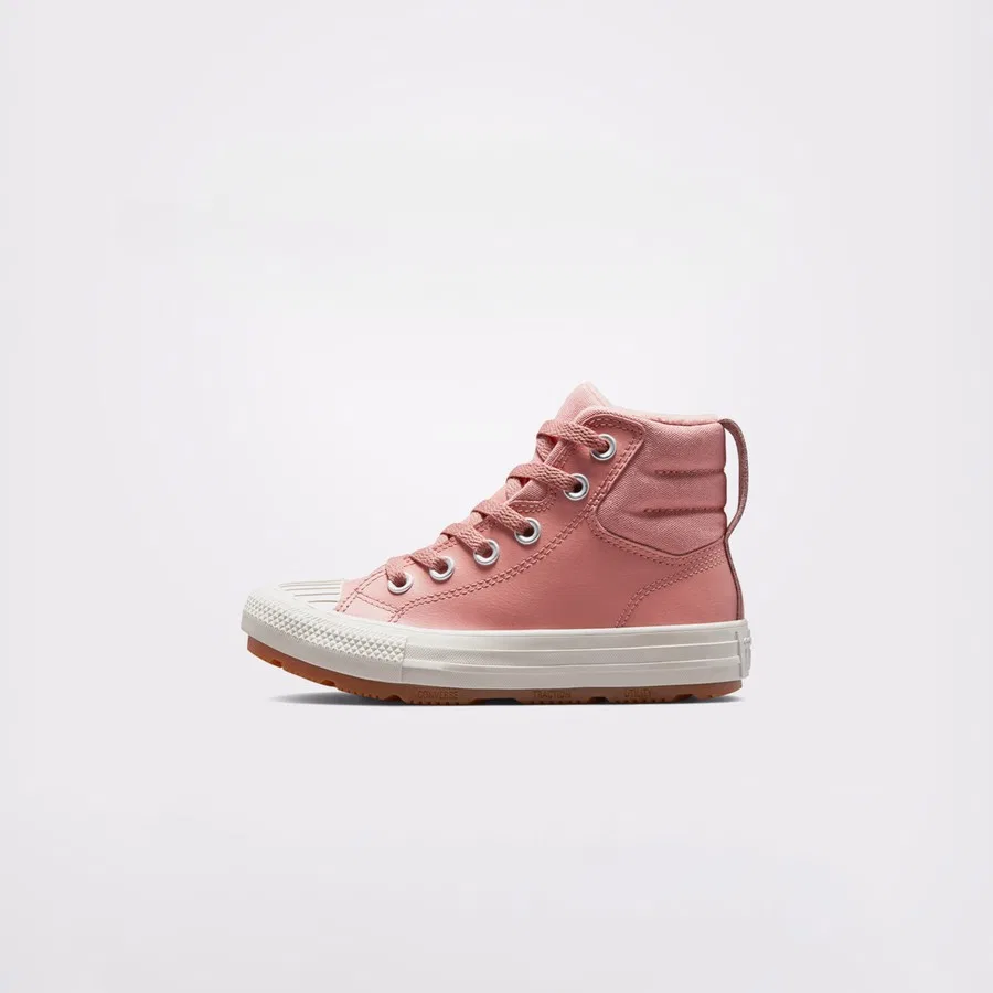 Ботинки с высоким берцем, на шнуровке, модель Chuck Taylor All Star Berkshire, Converse, Розовый — фото 2