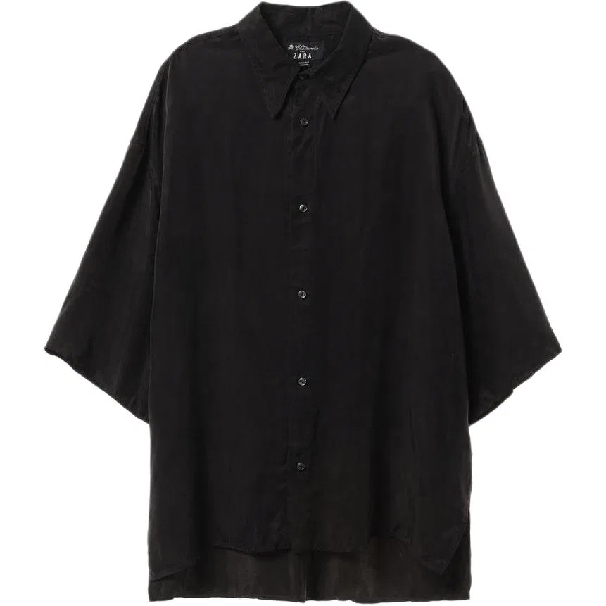 ZARA Мужская рубашка Willy Chavarria Black