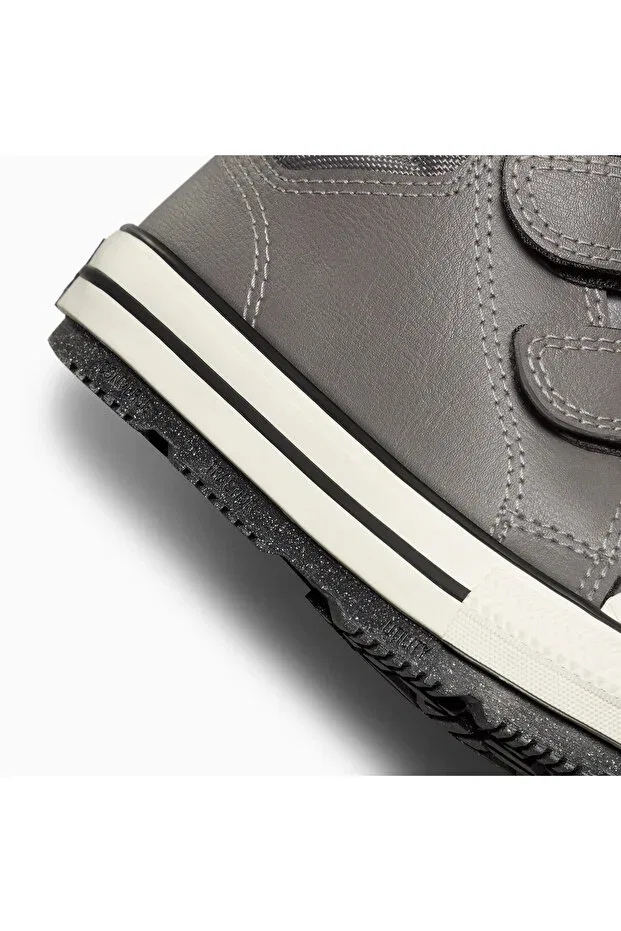 Детские ботинки для девочек кожаные Chuck Taylor All Star Berkshire Converse, Grey — фото 4
