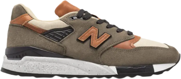 

Кроссовки New Balance 998 Made in USA 'Military Green', коричневый