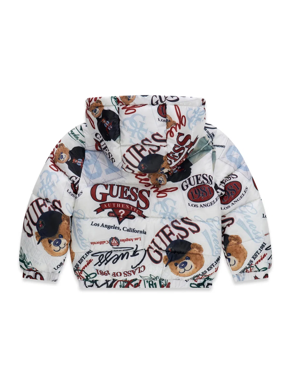 Зимняя куртка стандартного кроя для мальчика Guess, разноцветный — фото 2