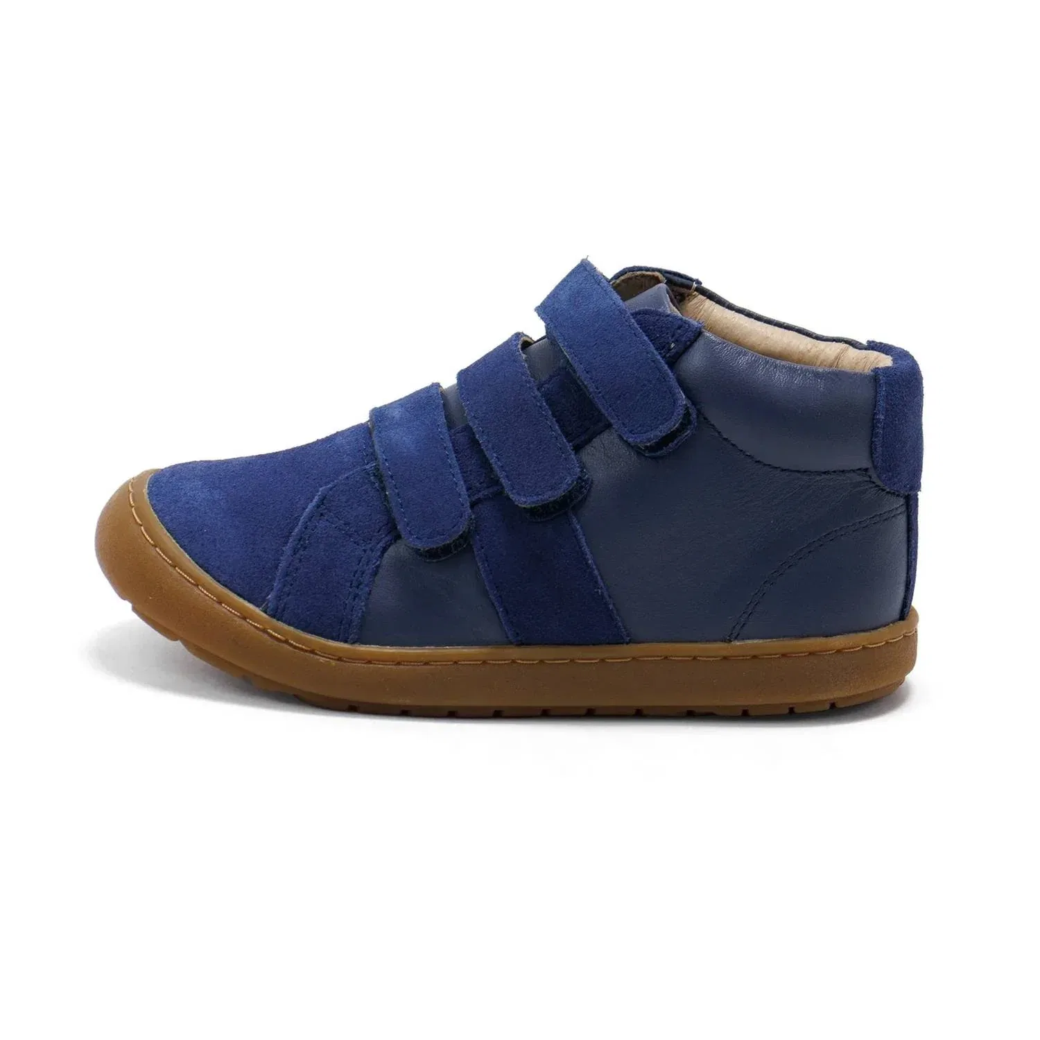 Детские кроссовки высокие с тройной застежкой Thunder Kick Old Soles, Petrol — фото 2