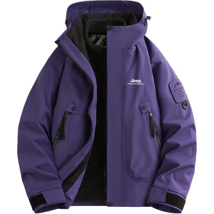 Детская куртка с капюшоном и отстегивающейся подкладкой Jeep, Dark Purple