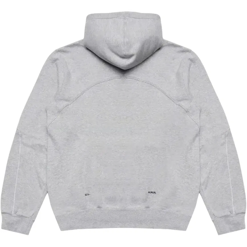 Мужское худи NOCTA Fleece CS Hoodie 2 'Dark Grey Heather Matte Silver Black' Nike, Dark Grey Heather/Matte Silver/Black — фото 3
