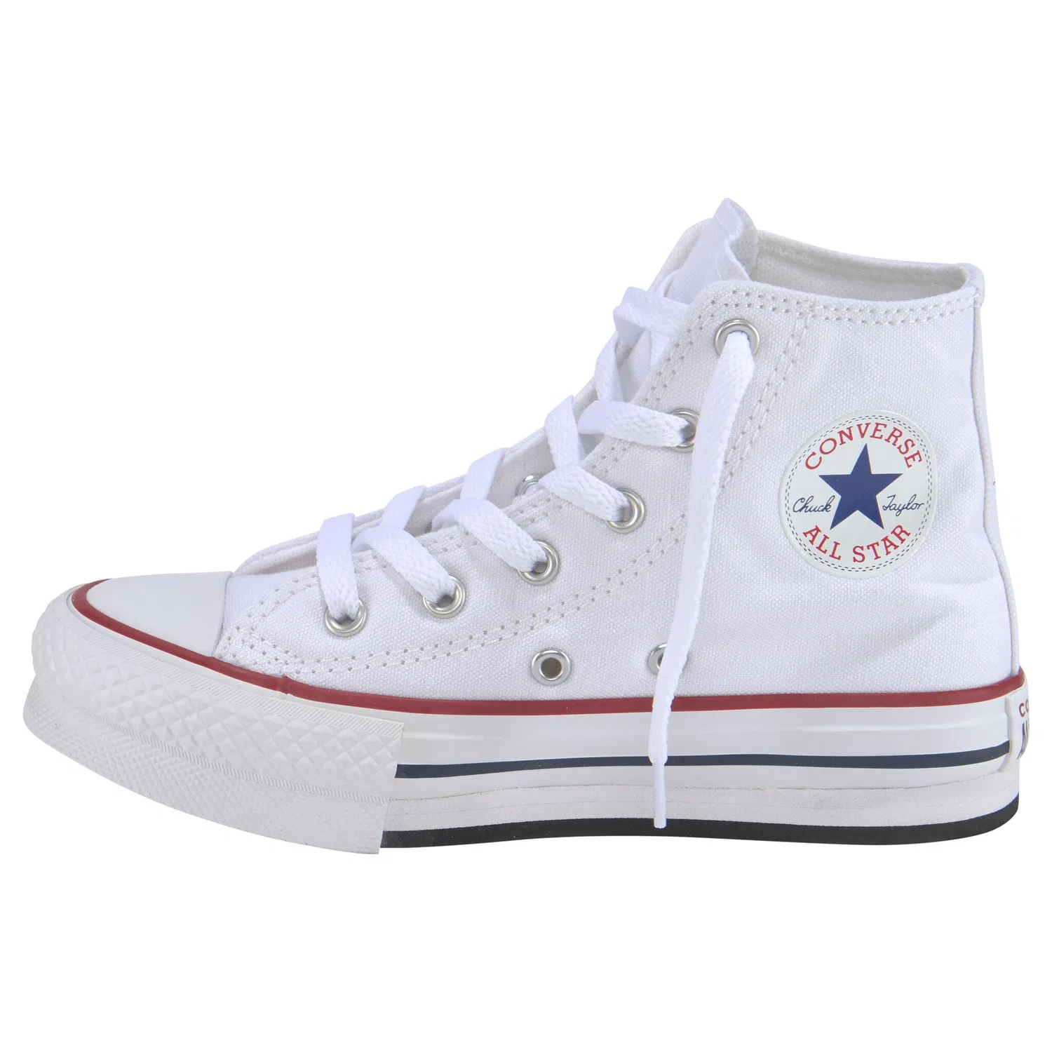Детские кеды на шнуровке Converse, White — фото 3
