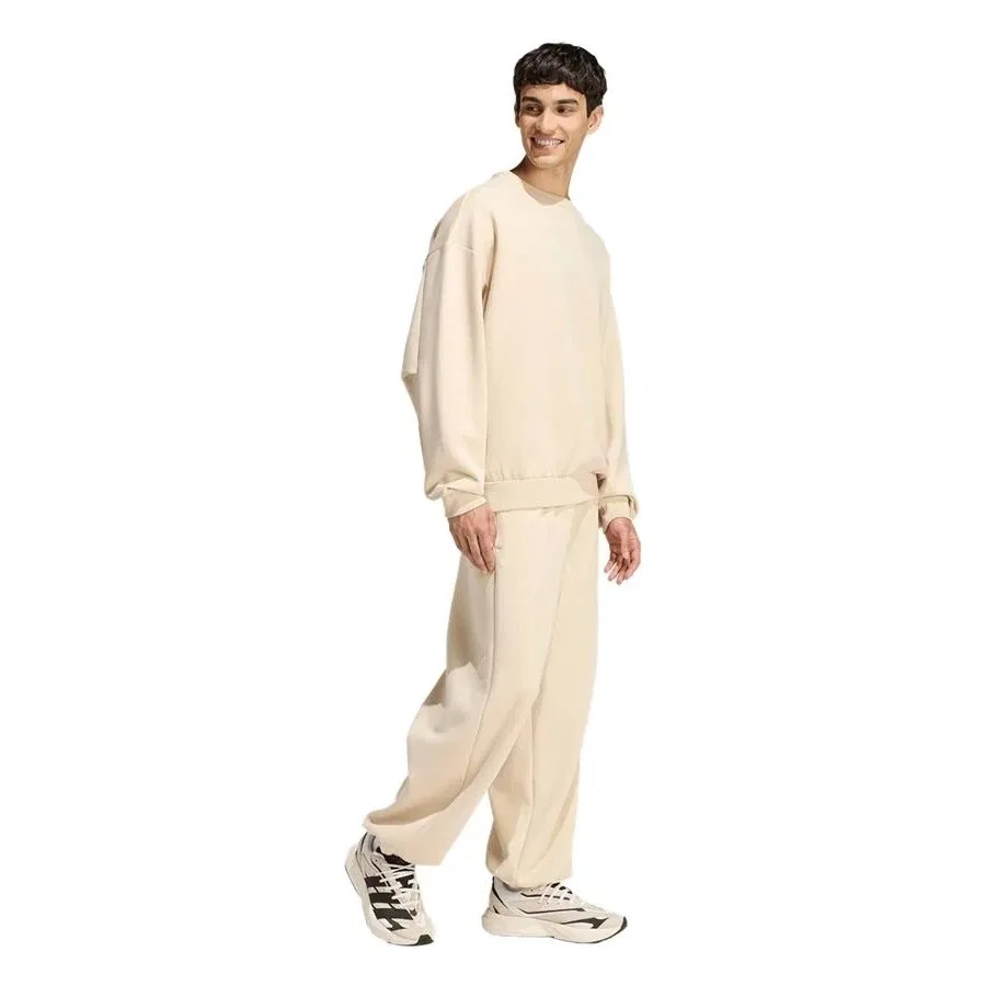 Мужской свитшот с круглым вырезом M SL SK Crew adidas, Бежевый — фото 4