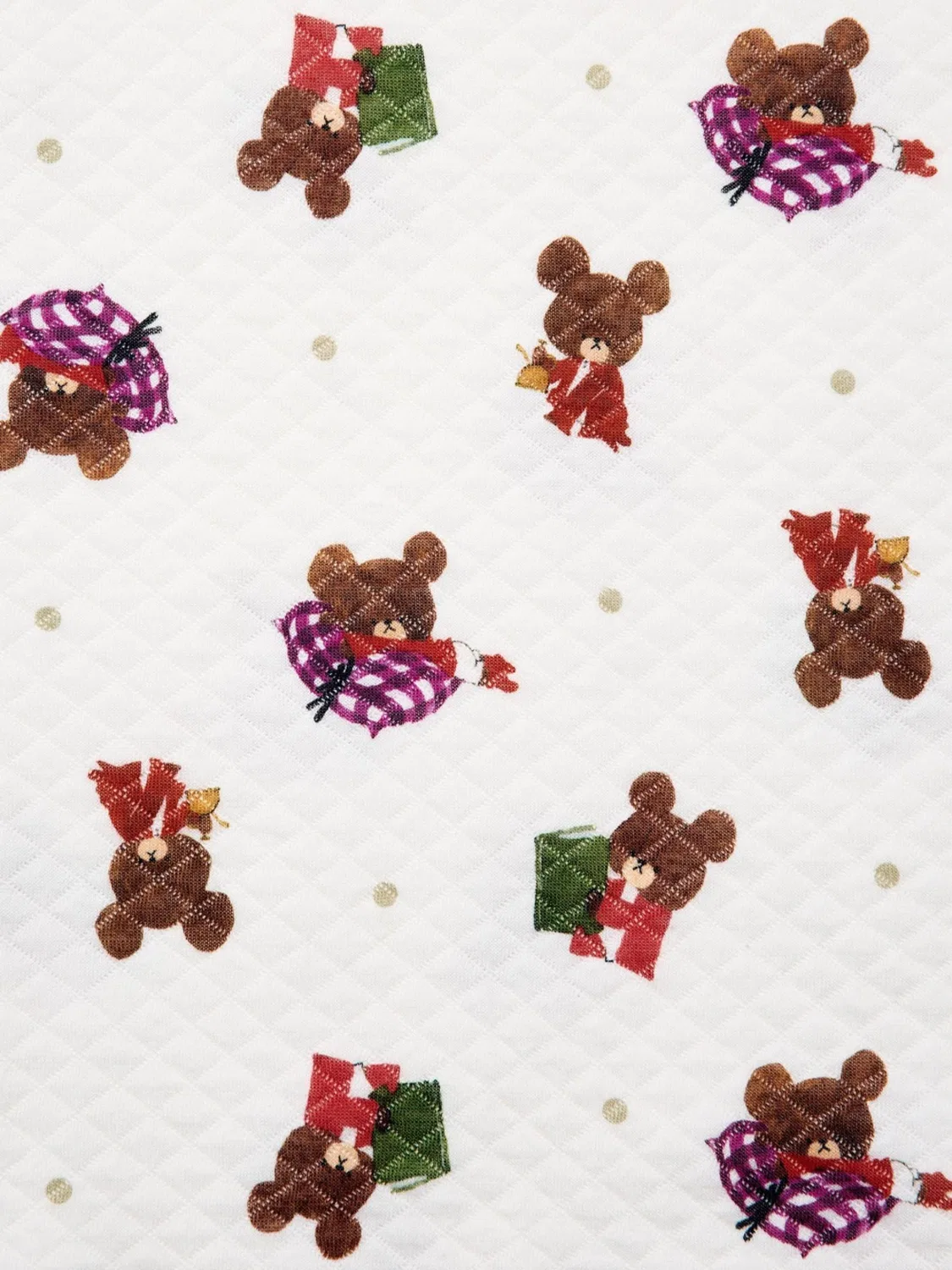 Пижама детская с длинным рукавом UT The Bears' School, Uniqlo, синяя — фото 3