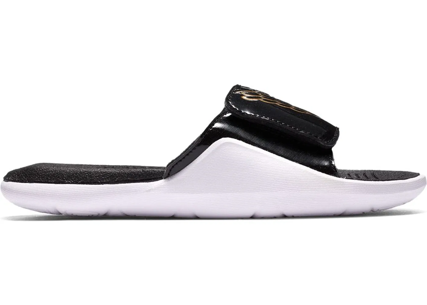 Детские сланцы Jordan Hydro 7 Slide Jordan, Black/Metallic Gold-White