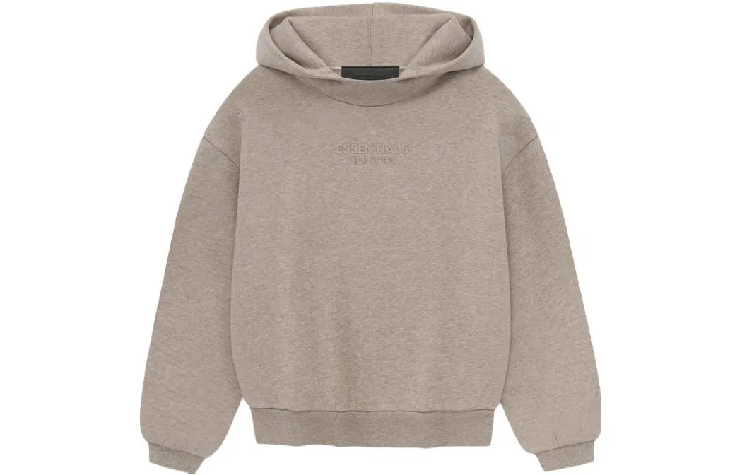 Детский свитшот с длинным рукавом Fear Of God Essentials FW23 Kids', Core Heather/Core Heather