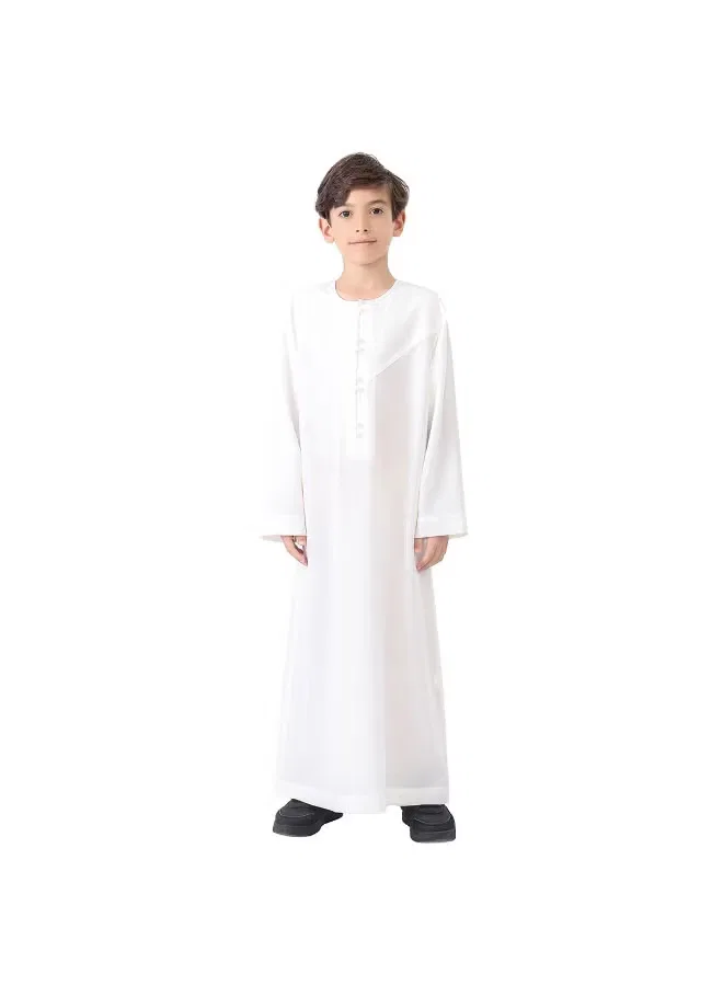 Халат с длинным рукавом Kaftan Robe Nibeminent, белый