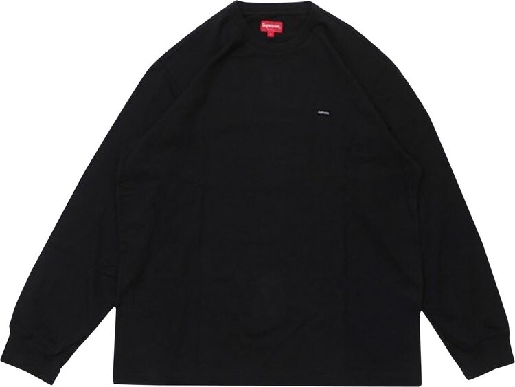 

Лонгслив Supreme Small Box Long-Sleeve Tee 'Black', черный